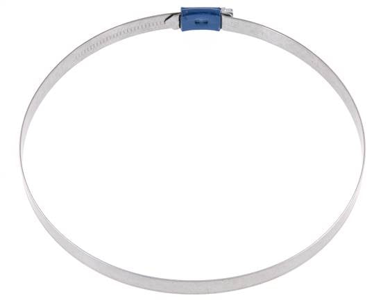 Collier de serrage 210 - 230 mm avec une bande de 12 mm en acier galvanisé - Aba