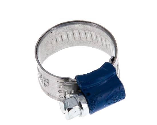 Collier de serrage 16 - 25 mm avec une bande de 12 mm en acier galvanisé - Aba [5 Pièces].