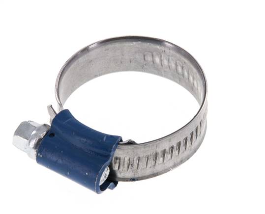 Collier de serrage 20 - 32 mm avec une bande de 12 mm en acier galvanisé - Aba [5 Pièces].