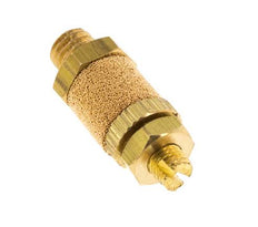 Silencieux De Contrôle Du Débit En Laiton M5 Avec Écrou De Blocage