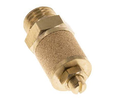 Silencieux de Contrôle du Débit en Laiton G1/4'' Avec Écrou de Blocage