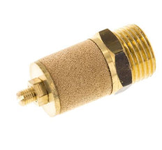 Silencieux de Contrôle du Débit en Laiton G1/2'' Avec Écrou de Blocage