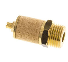 Silencieux de Contrôle du Débit en Laiton G1/2'' Avec Écrou de Blocage