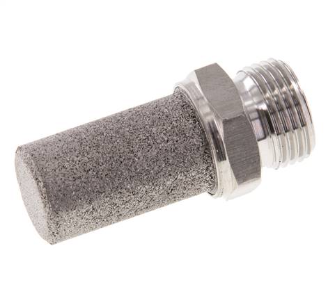 Silencieux Pneumatique en Acier Inoxydable G3/8''