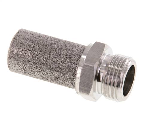 Silencieux Pneumatique en Acier Inoxydable G3/8''