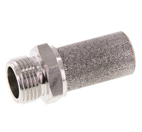 Silencieux Pneumatique en Acier Inoxydable G3/8''