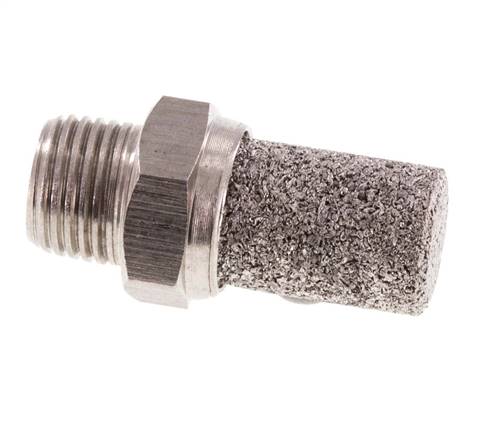 Silencieux Pneumatique en Acier Inoxydable NPT 1/8''