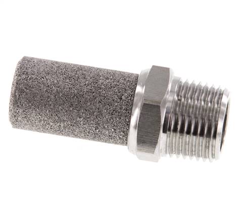 Silencieux Pneumatique en Acier Inoxydable NPT 3/8''