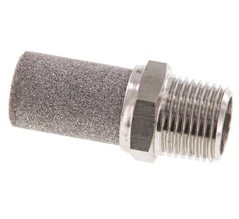 Silencieux Pneumatique en Acier Inoxydable NPT 1/2''