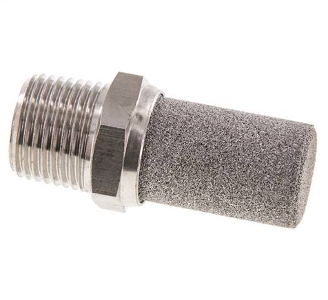 Silencieux Pneumatique en Acier Inoxydable NPT 1/2''