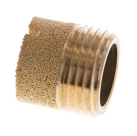 G1/2'' Bronze Fritté Compact Cylindrique Silencieux Pneumatique