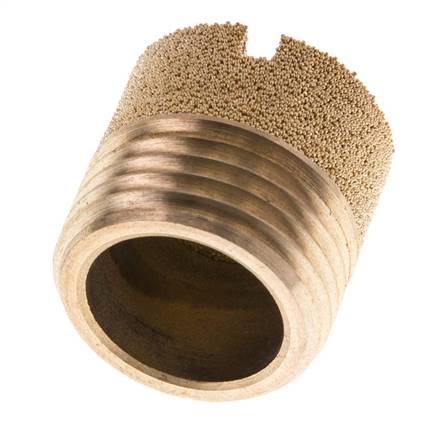 G1/2'' Bronze Fritté Compact Cylindrique Silencieux Pneumatique