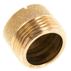 G1'' Bronze Fritté Compact Cylindrique Silencieux Pneumatique