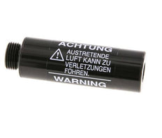 G3/8'' Silencieux Pneumatique Free-Flow en Aluminium