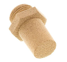 Silencieux Pneumatique en Bronze Fritté G1/2'' Raccord Hexagonal