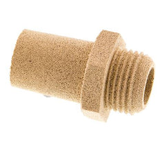 Silencieux Pneumatique en Bronze Fritté G1/2'' Raccord Hexagonal