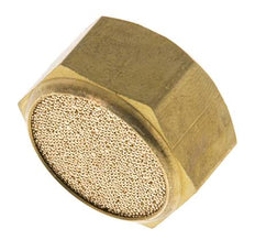 G1/2'' Silencieux Pneumatique Compact à Filetage Femelle en Bronze Fritté
