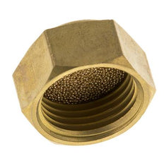 G1/2'' Silencieux Pneumatique Compact à Filetage Femelle en Bronze Fritté