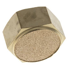 Silencieux Pneumatique Compact en Bronze Fritté à Filetage Femelle G1''