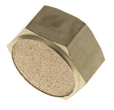Silencieux Pneumatique Compact en Bronze Fritté à Filetage Femelle G1''