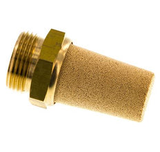 Silencieux Pneumatique en Bronze Fritté G3/4'' Raccord en Laiton
