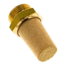 Silencieux Pneumatique en Bronze Fritté G3/4'' Raccord en Laiton