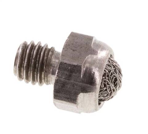 Silencieux Pneumatique Compact en Acier Inoxydable M5 1.4301 Maille Métallique