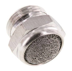 Silencieux Pneumatique Compact en Acier Inoxydable G3/8'' 1.4301 Maille Métallique
