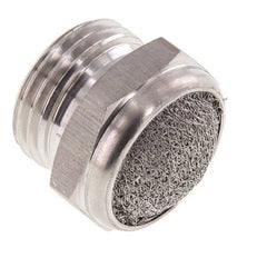 Silencieux Pneumatique Compact en Acier Inoxydable G1/2'' 1.4301 Maille Métallique