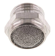 Silencieux Pneumatique Compact en Acier Inoxydable G1/2'' 1.4301 Maille Métallique