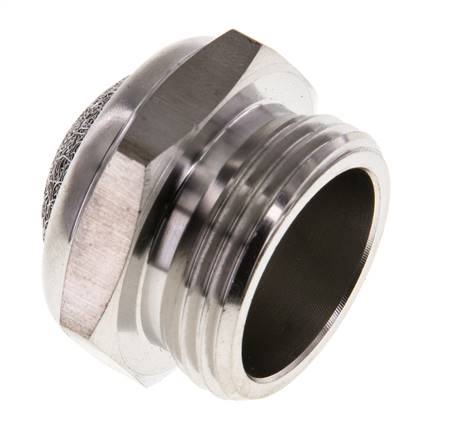 Silencieux Pneumatique Compact en Acier Inoxydable G3/4'' 1.4301 Maille