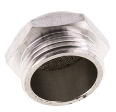 Silencieux Pneumatique Compact en Acier Inoxydable G1'' 1.4301 Maille Métallique