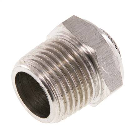 Silencieux Pneumatique Compact en Acier Inoxydable NPT 3/8'' 1.4301 Maille Métallique