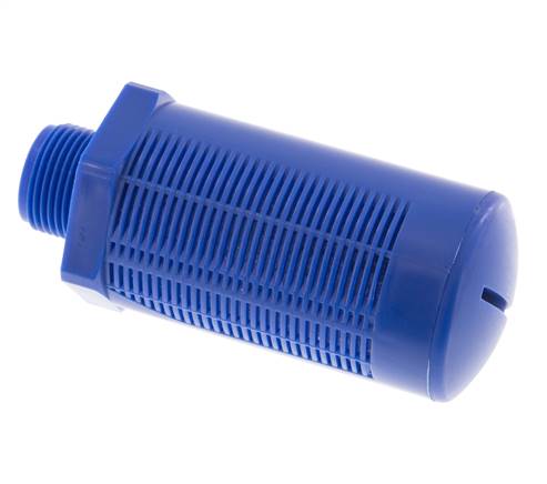 Silencieux Pneumatique en Plastique G3/4'' Auto-nettoyant Remplissage de Granulés