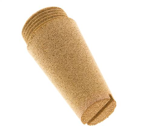 G3/4'' Bronze Fritté Silencieux Pneumatique Fente de Vis