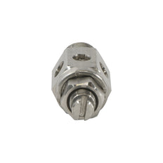 Vanne d'étranglement 3/8" NPT en acier inoxydable avec silencieux [50 pièces].