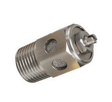 Vanne d'étranglement 3/4" NPT en acier inoxydable avec silencieux [50 pièces].