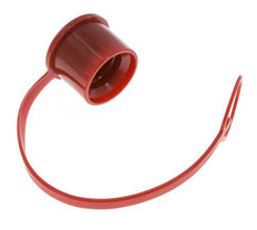 Capuchon de protection anti-poussière en plastique de 30 mm pour fiche d'accouplement avec chaîne [2 pièces].