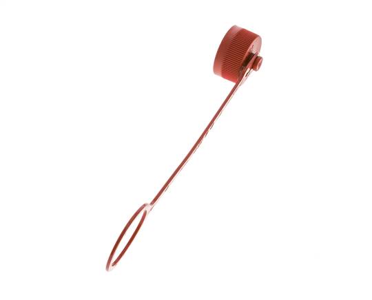 Capuchon anti-poussière en plastique de 20 mm pour manchon d'accouplement avec chaîne