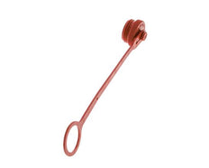 M 32 x 3 Capuchon de protection anti-poussière en plastique pour fiche d'accouplement avec chaîne