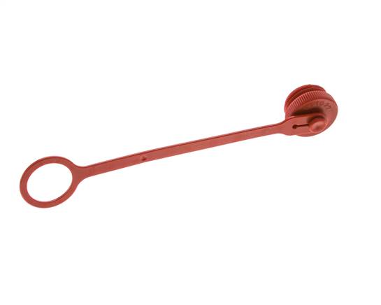 M 32 x 3 Capuchon de protection anti-poussière en plastique pour fiche d'accouplement avec chaîne