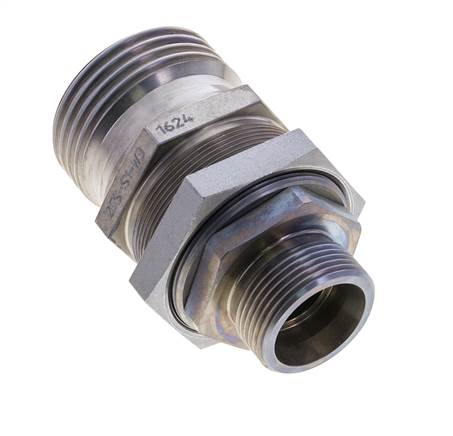 Coupleur hydraulique en acier Socket 25 mm S Anneau de coupe ISO 14540/8434-1 D M54 x 4