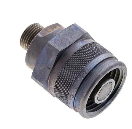 Coupleur hydraulique en acier Bouchon 12 mm L Anneau de coupe ISO 14540/8434-1 D M32 x 3