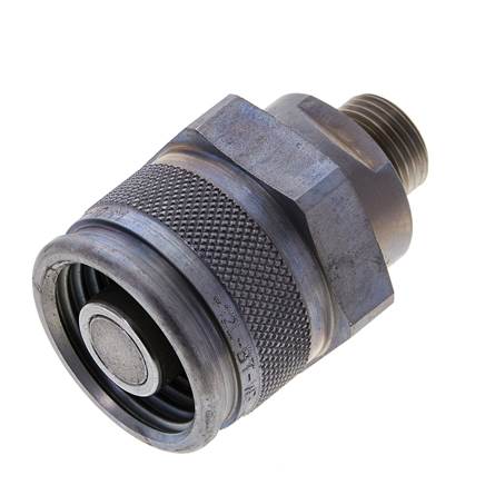 Coupleur hydraulique en acier Bouchon 12 mm L Anneau de coupe ISO 14540/8434-1 D M32 x 3