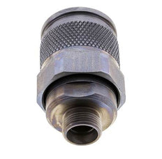 Coupleur hydraulique en acier Bouchon 15 mm L Anneau de coupe ISO 14540/8434-1 D M36 x 3