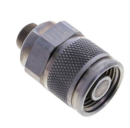 Coupleur hydraulique en acier Bouchon 15 mm L Anneau de coupe ISO 14540/8434-1 D M36 x 3