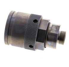 Coupleur hydraulique en acier Bouchon 18 mm L Anneau de coupe ISO 14540/8434-1 D M54 x 4