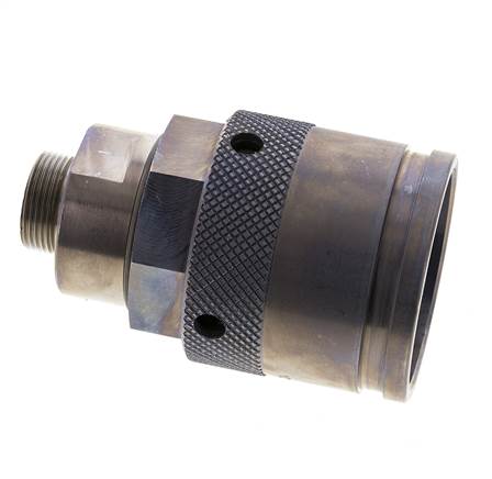 Coupleur hydraulique en acier Bouchon 18 mm L Anneau de coupe ISO 14540/8434-1 D M54 x 4