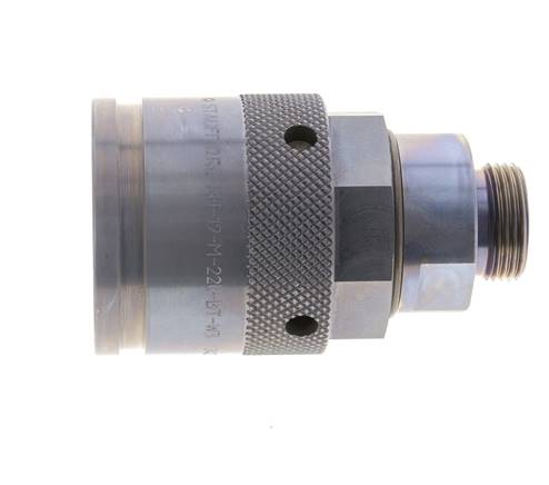 Coupleur hydraulique en acier Bouchon 22 mm L Anneau de coupe ISO 14540/8434-1 D M54 x 4