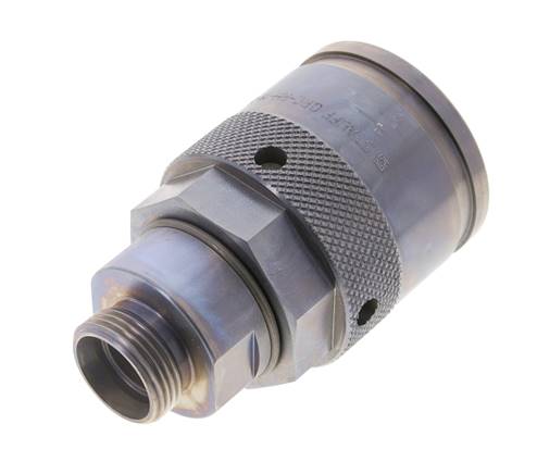 Coupleur hydraulique en acier Bouchon 22 mm L Anneau de coupe ISO 14540/8434-1 D M54 x 4